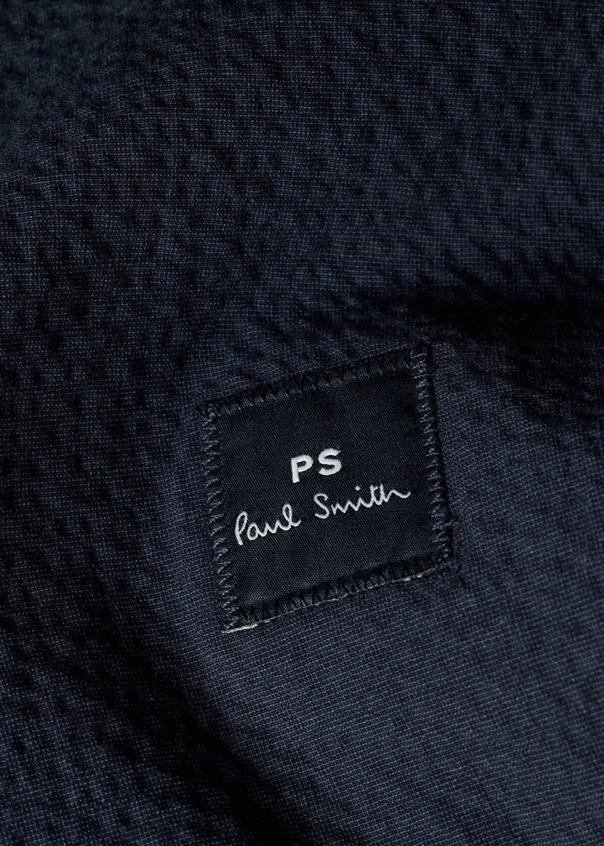 Paul Stretch-Cotton Seersucker Jacket - Navy