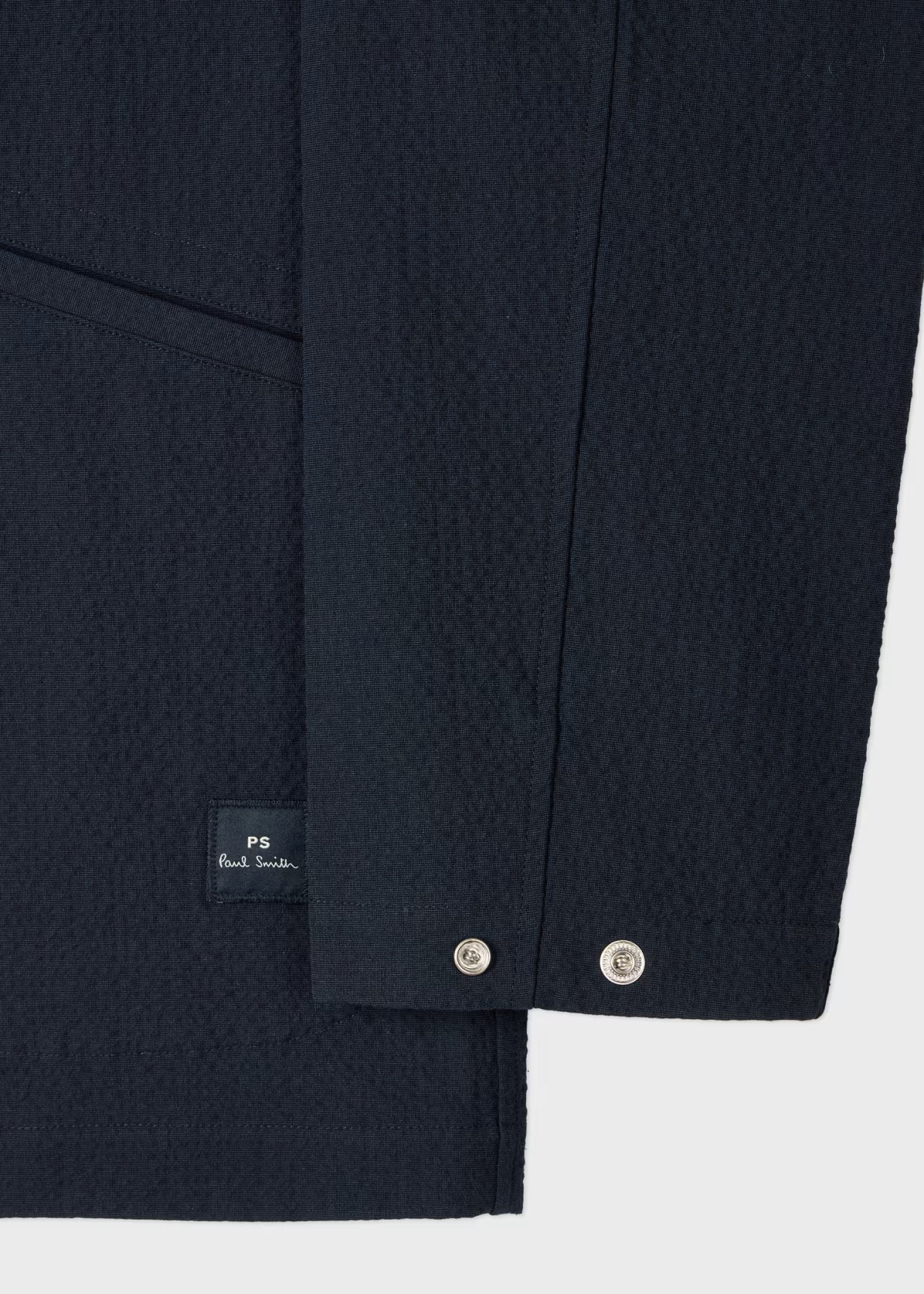 Paul Stretch-Cotton Seersucker Jacket - Navy