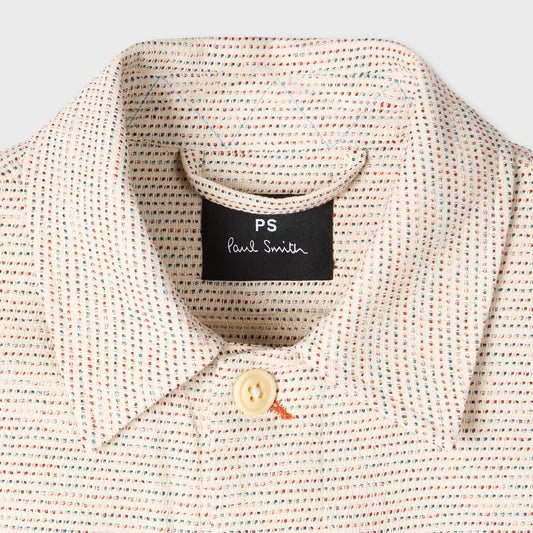 Casual Fit Chore Jacket - Ecru