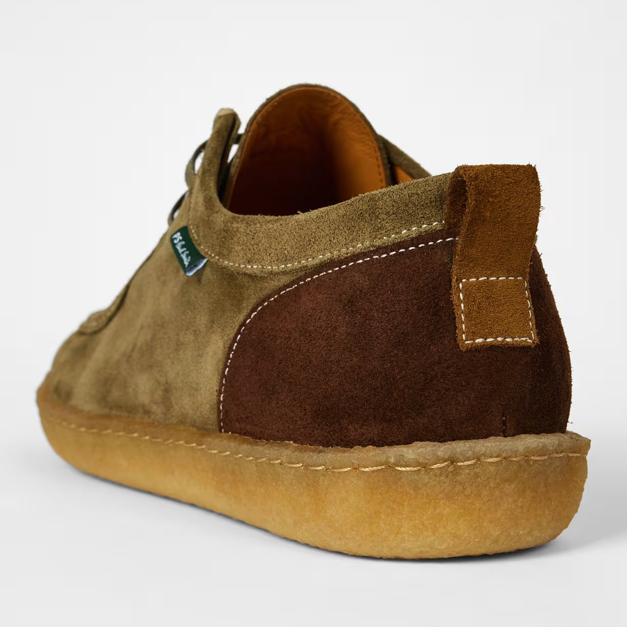 Suede 'Buster' Shoes - Olive Green