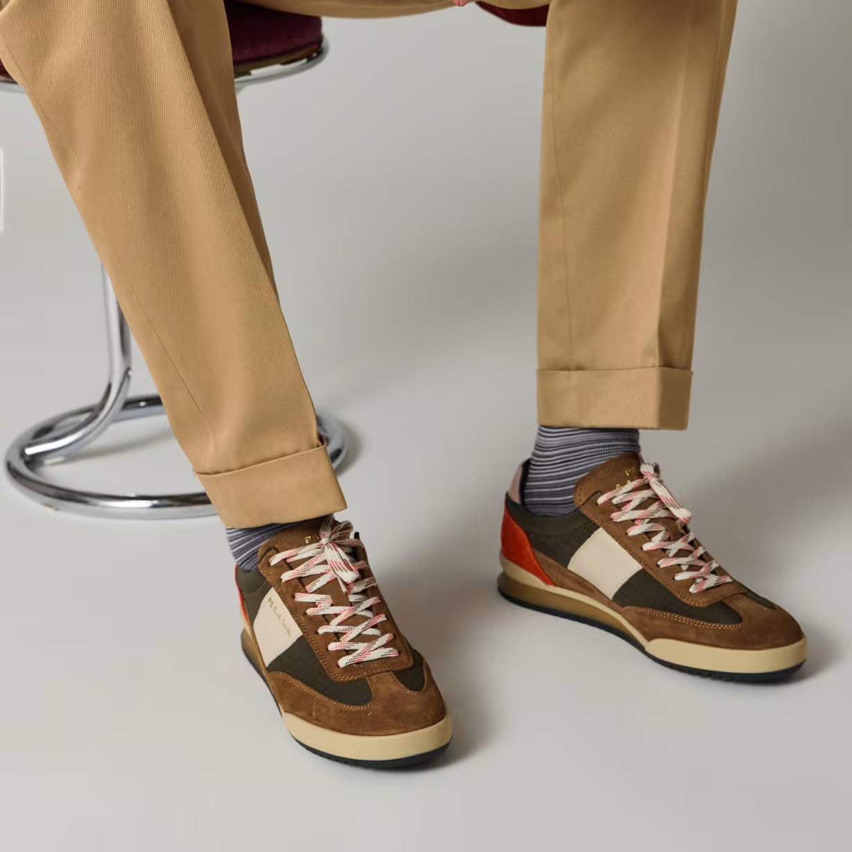Paul Dover Trainers - Khaki