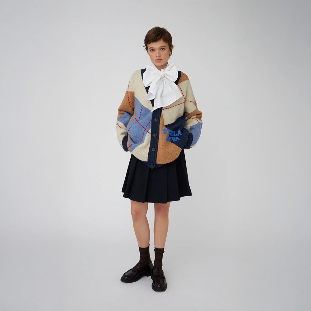 Back To School Maxi Cardigan - Blue Sea