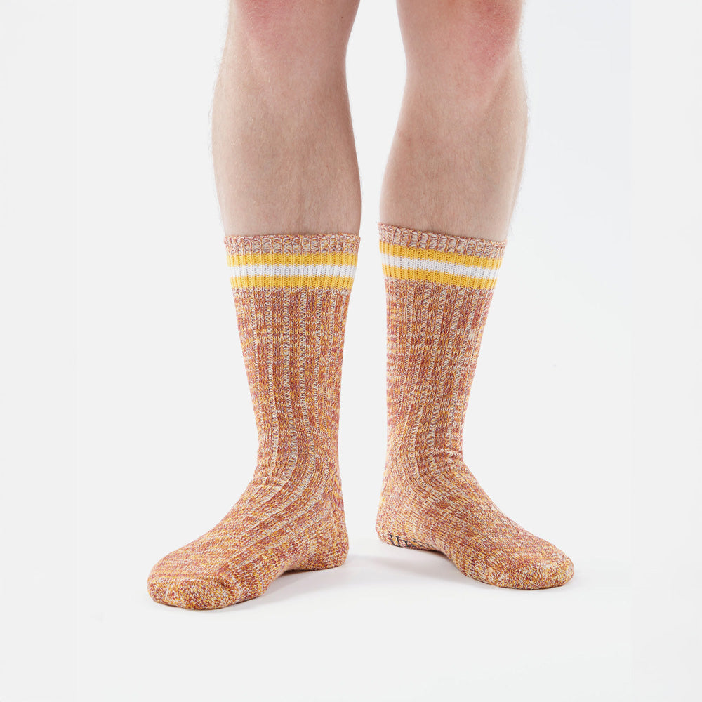 Everyday Stripe Sock - Yellow
