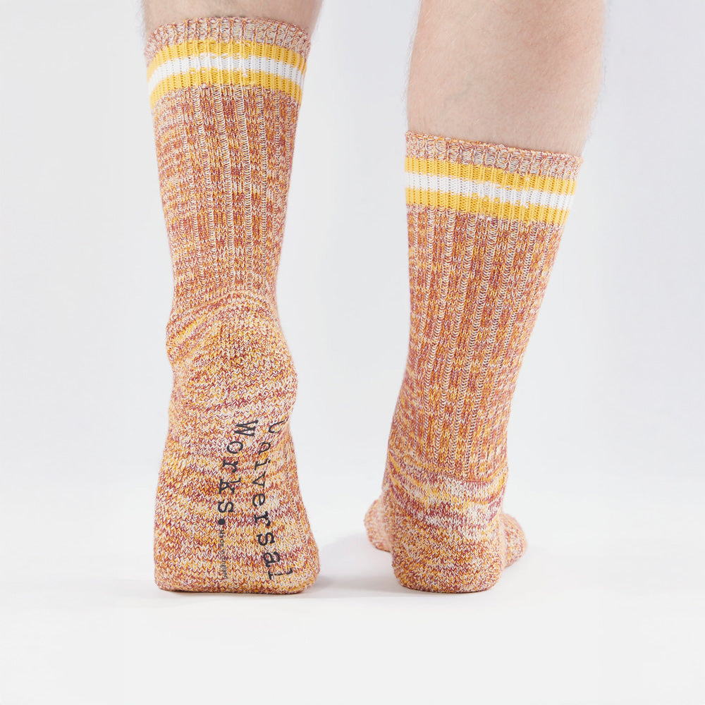 Everyday Stripe Sock - Yellow