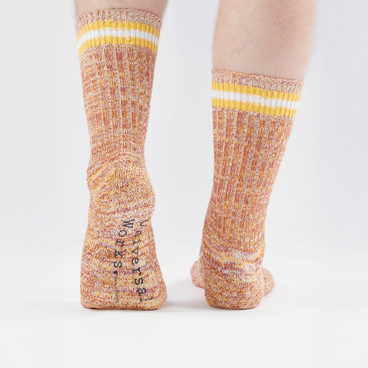 Everyday Stripe Sock - Yellow