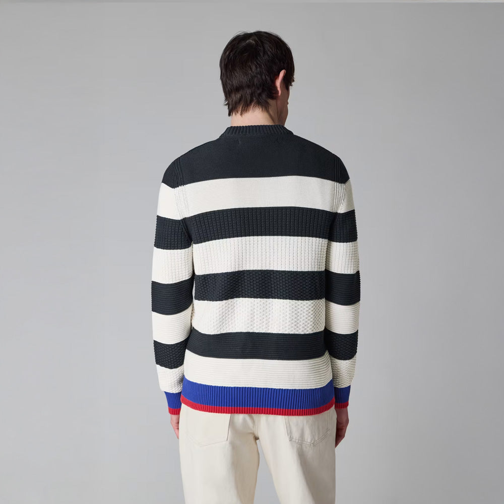 Southwold Sweater - Ecru Striped