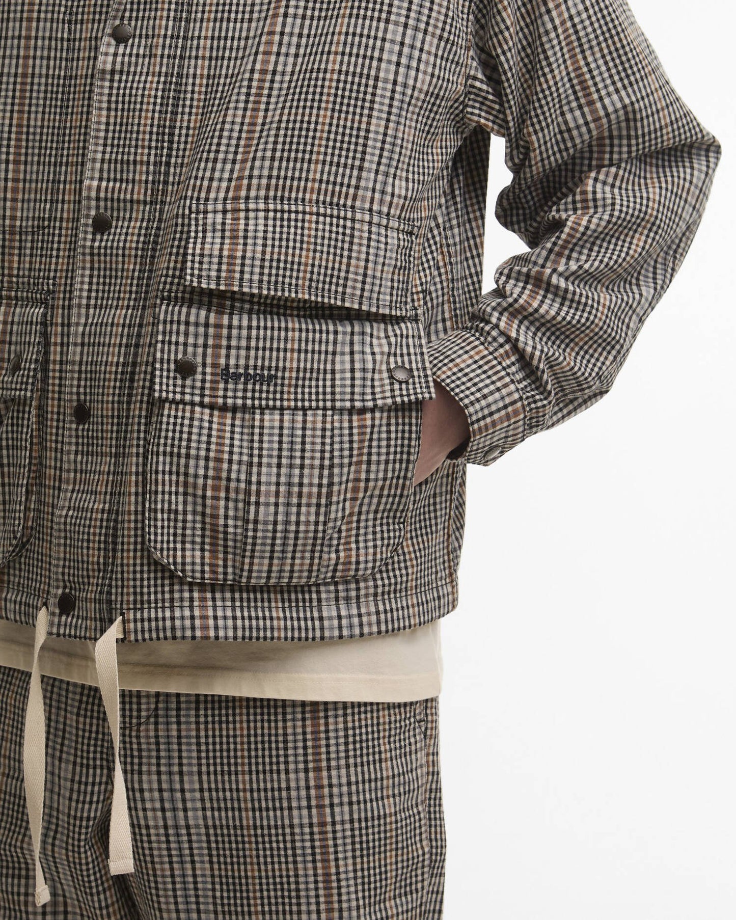 Westoe Check Casual Jacket - Neutral Check