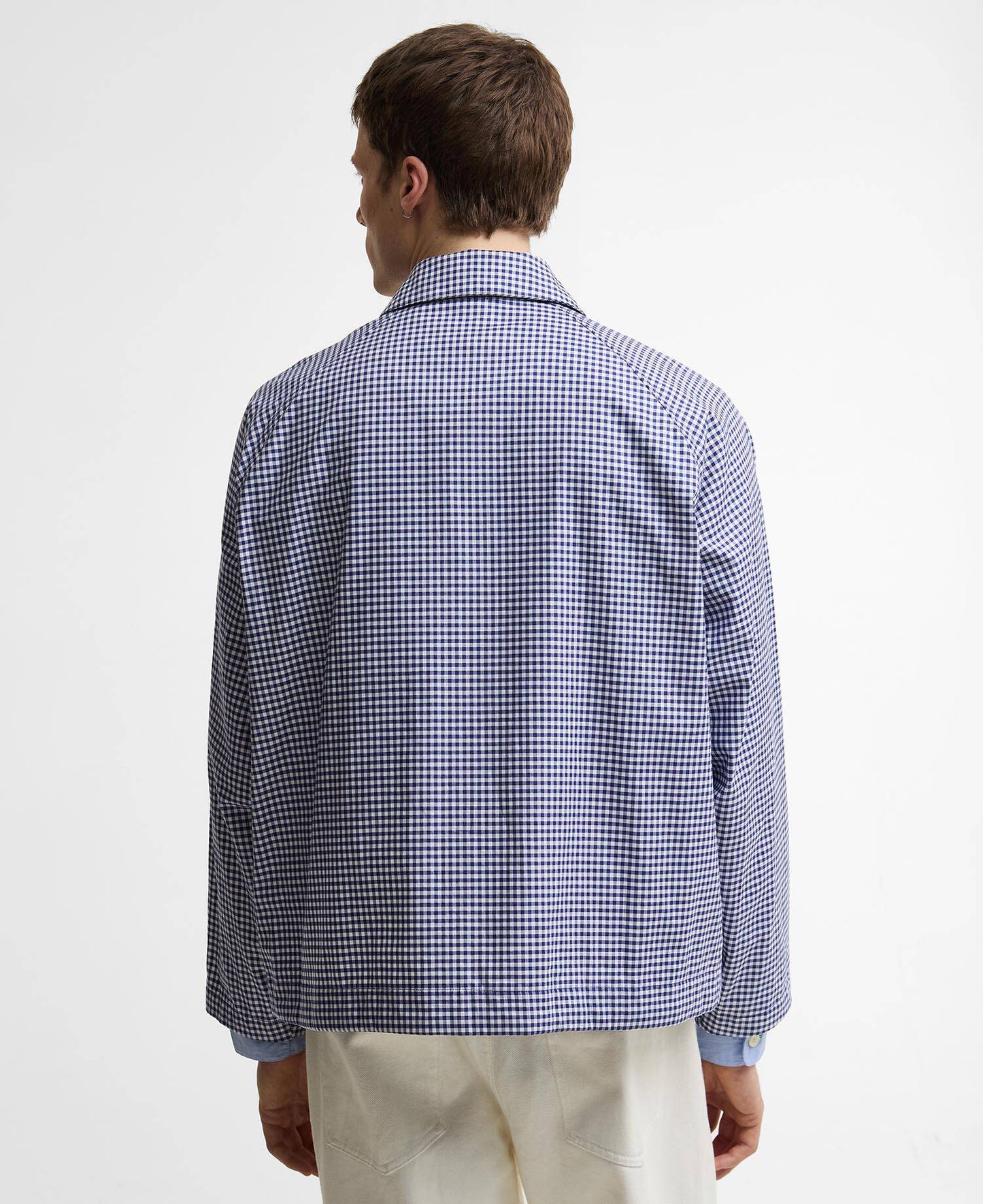 Barbour x Paul Smith Transport Shirt Casual Jacket - Navy/White