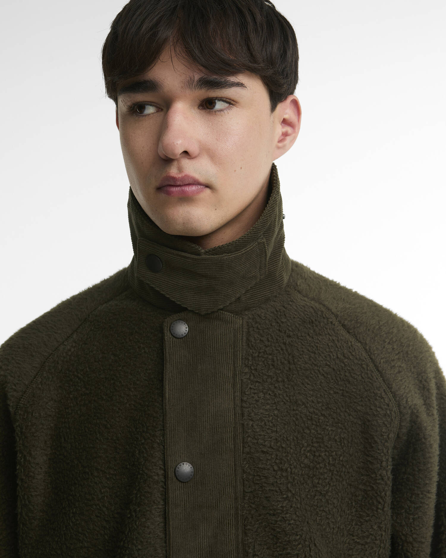 Barbour Transport Fleece Jacket - Sage