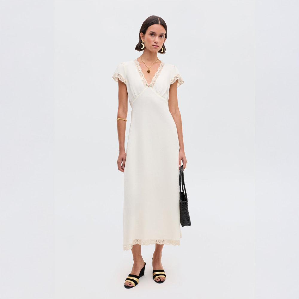 Clarice Dress - Cream