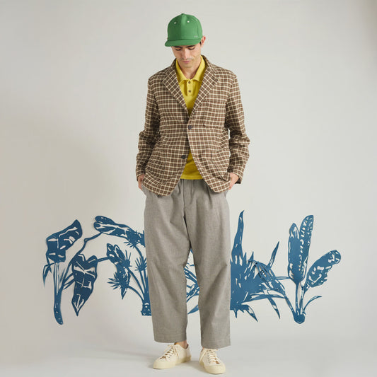 Lucas Cotton Mix Oxford Pant - Multi