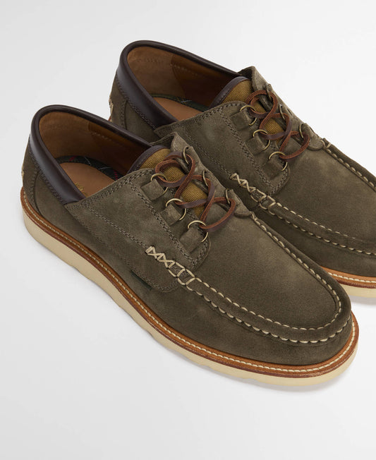 Barbour Heritage - Murtun Moc Shoe - Moss Green Suede