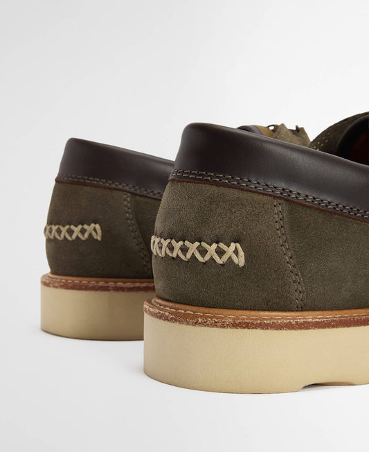 Barbour Heritage - Murtun Moc Shoe - Moss Green Suede