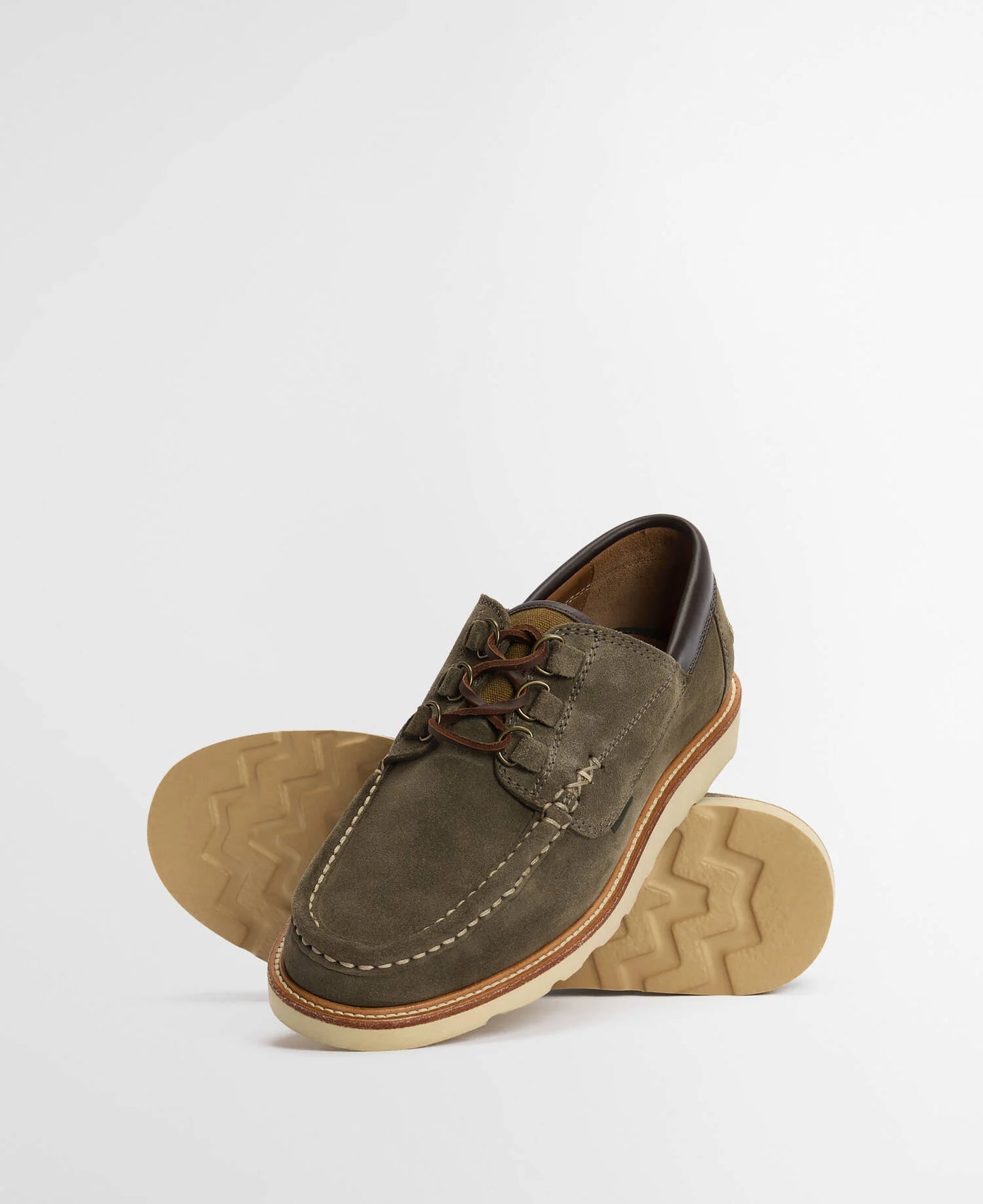 Barbour Heritage - Murtun Moc Shoe - Moss Green Suede