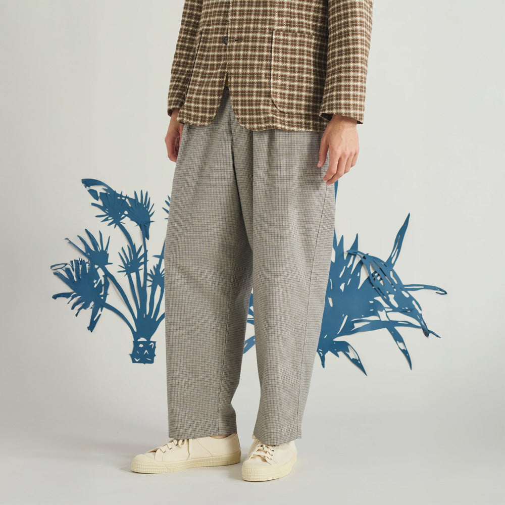 Lucas Cotton Mix Oxford Pant - Multi