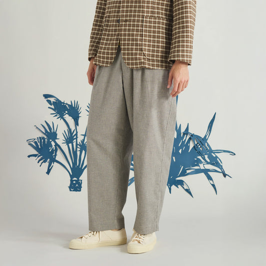 Lucas Cotton Mix Oxford Pant - Multi