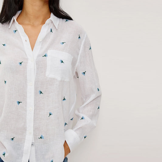 Charli Shirt - Bluebell Carnations