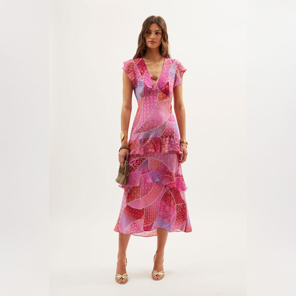 Meena Dress - Ibiza Night Sunset