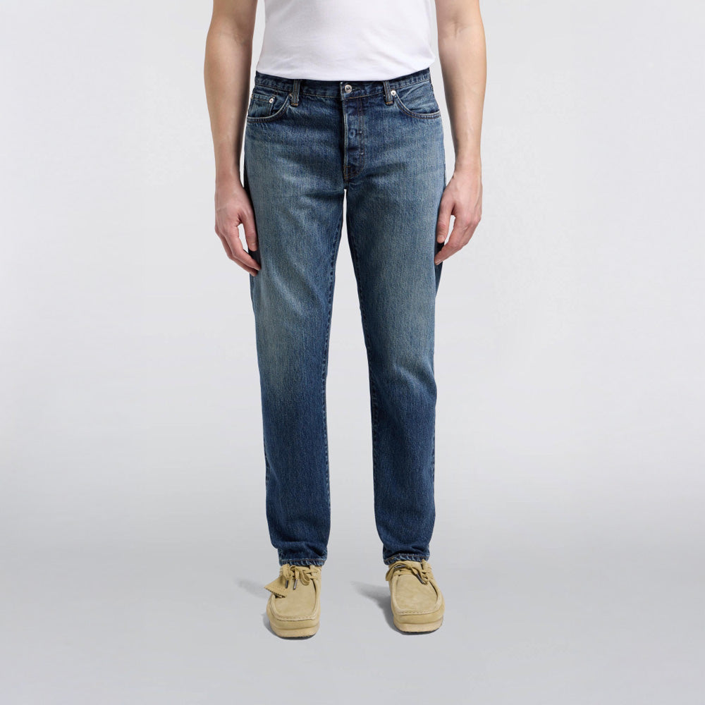 Regular Tapered Jeans - Blue - Dark Used