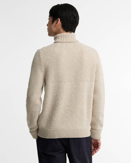 Northcliffe Submariner Rollneck Jumper - Fog