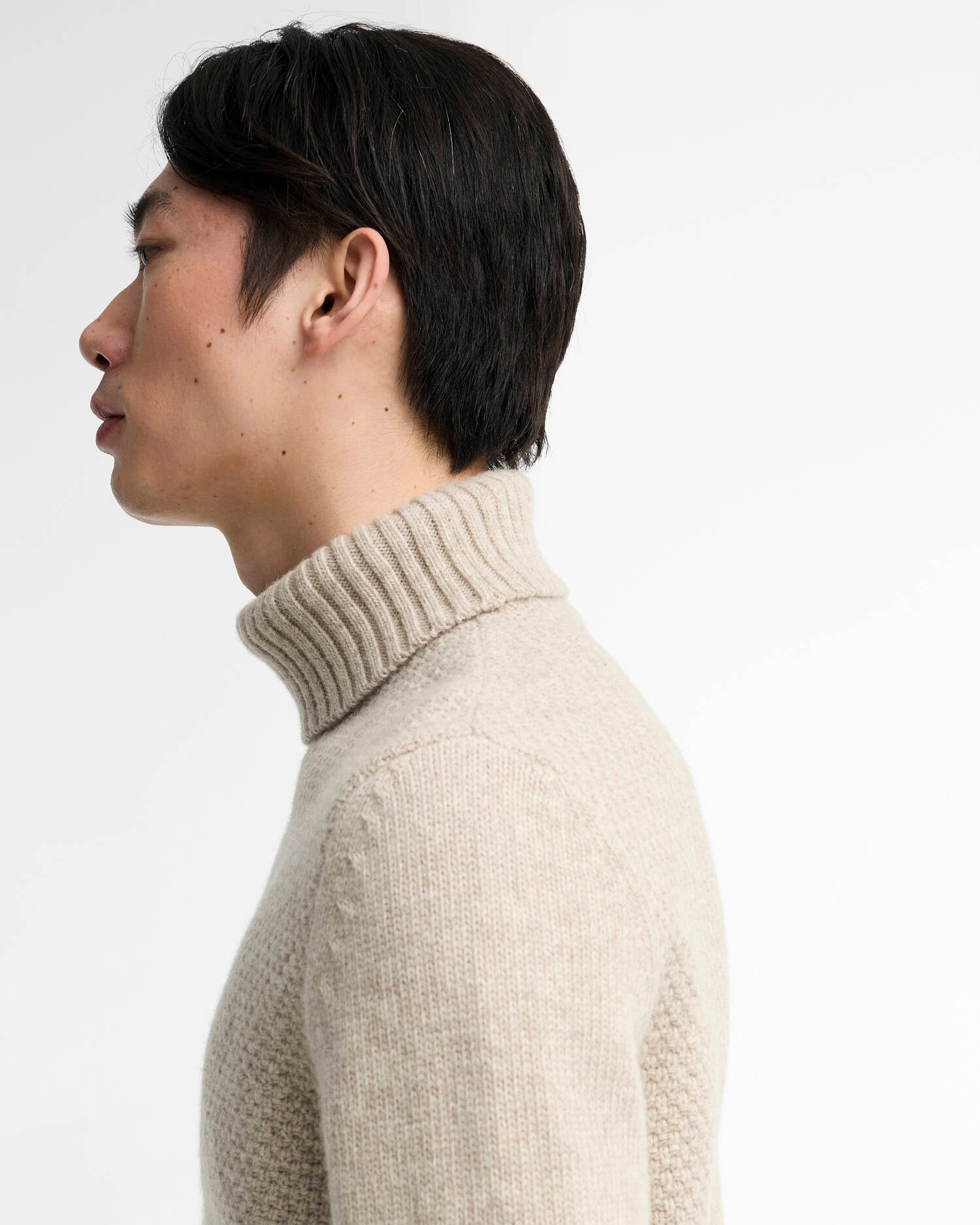 Barbour Northcliffe Submariner Rollneck Jumper - Fog