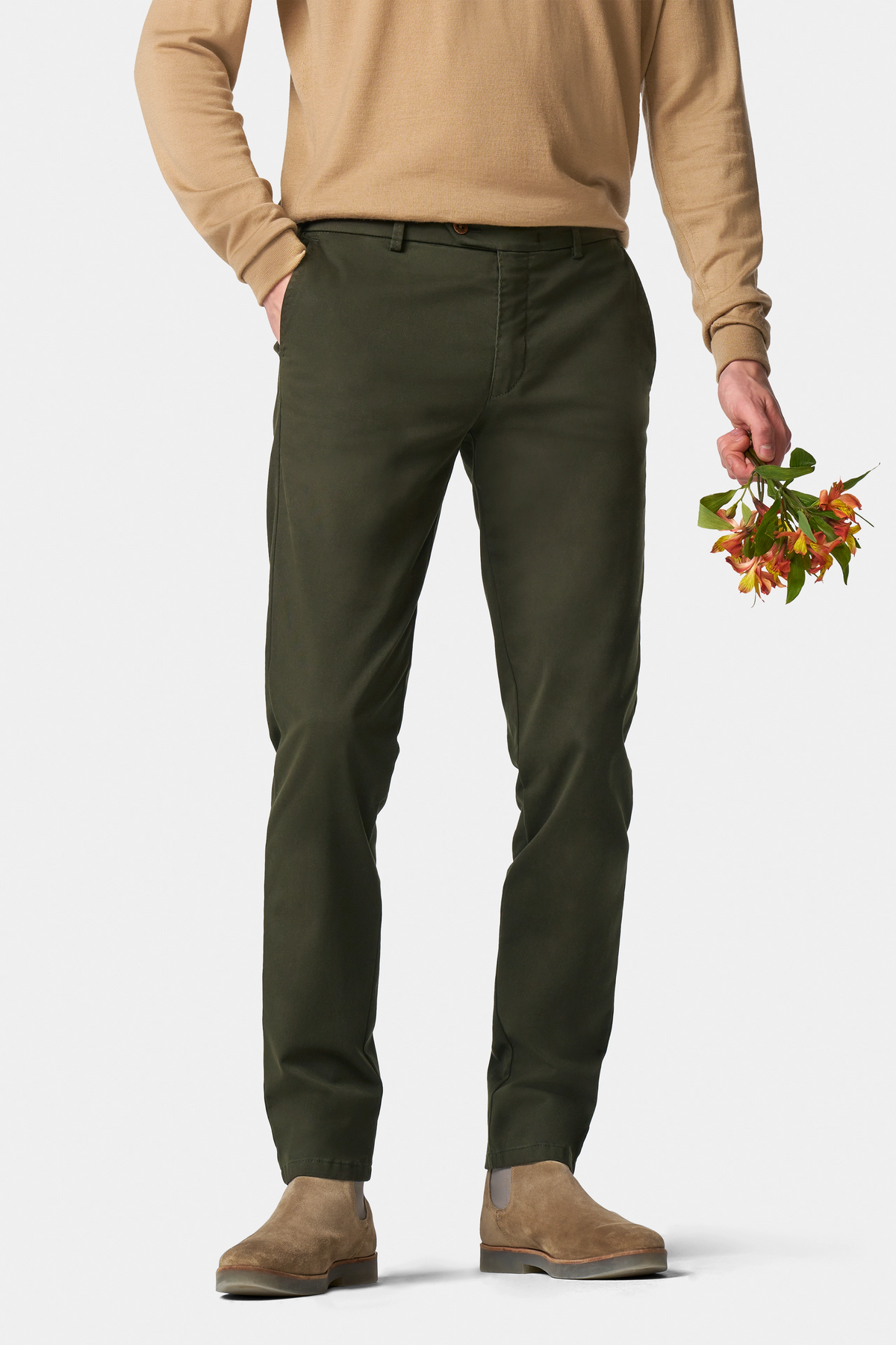 MMX Lupus Slim Fit Chino - Dark Green