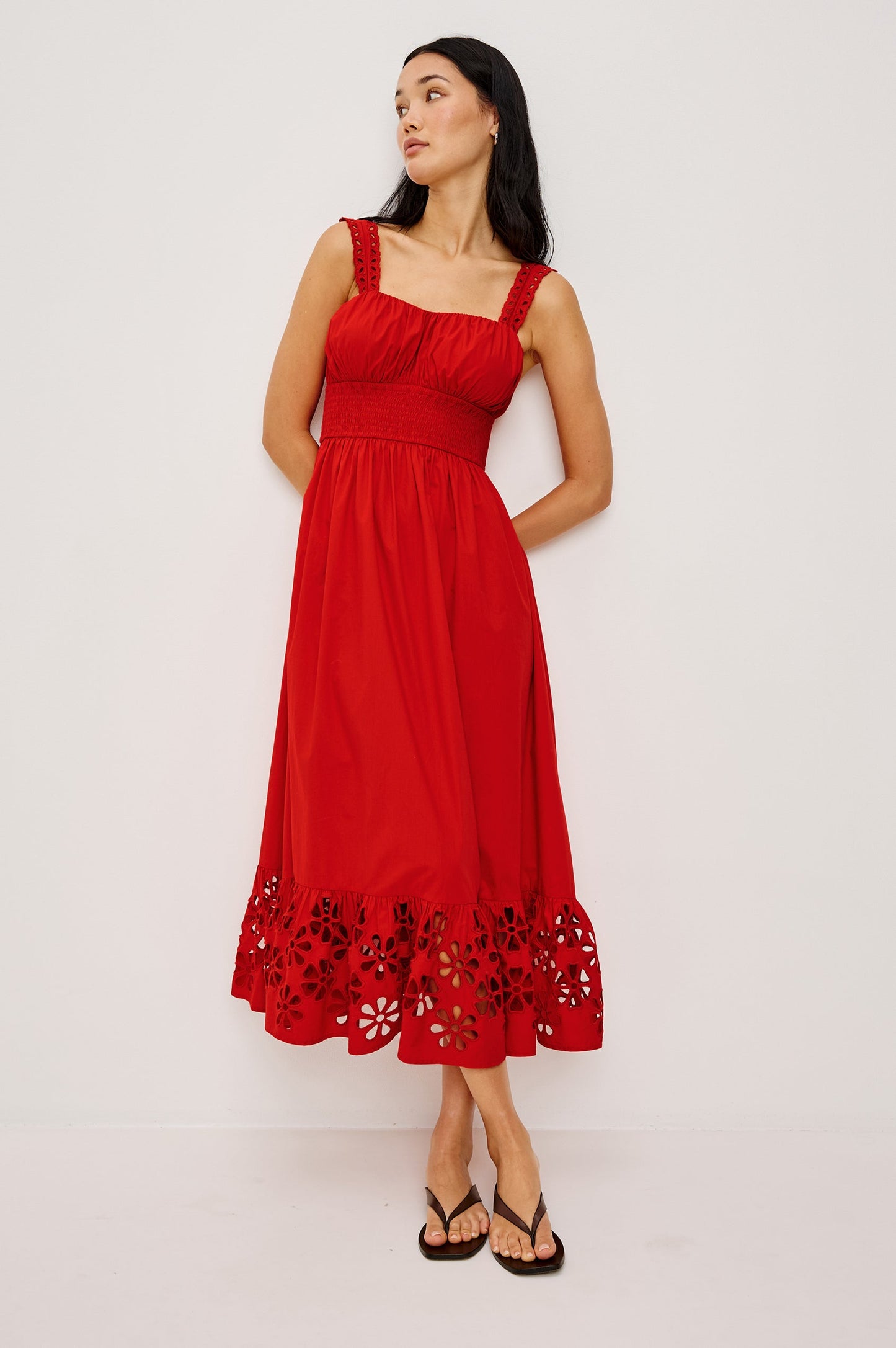 Moira Dress - Scarlet
