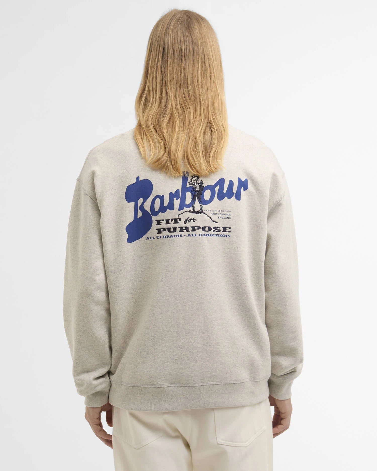 Barbour Blythe Crewneck Sweatshirt - Neutral Marl