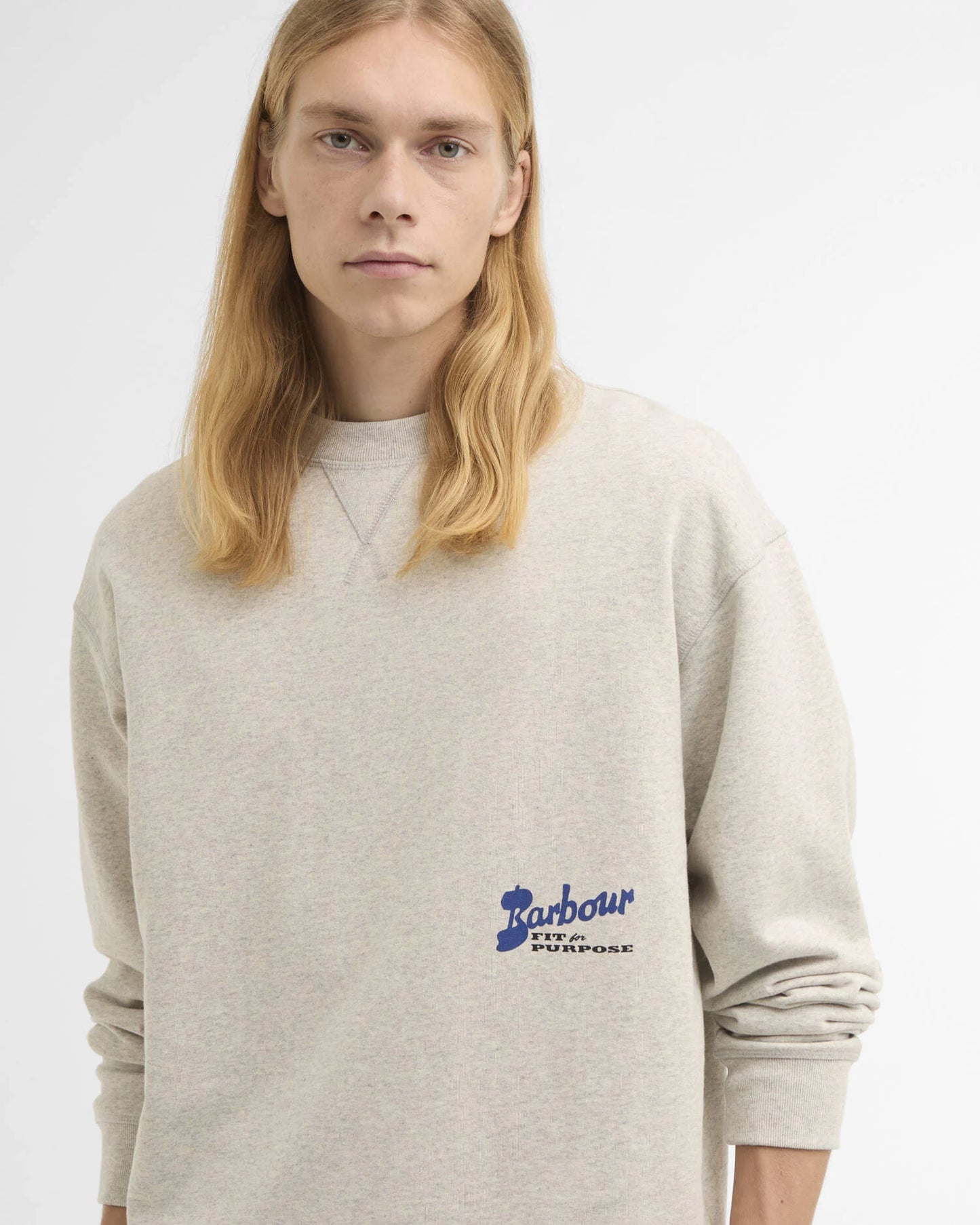 Blythe Crewneck Sweatshirt - Neutral Marl