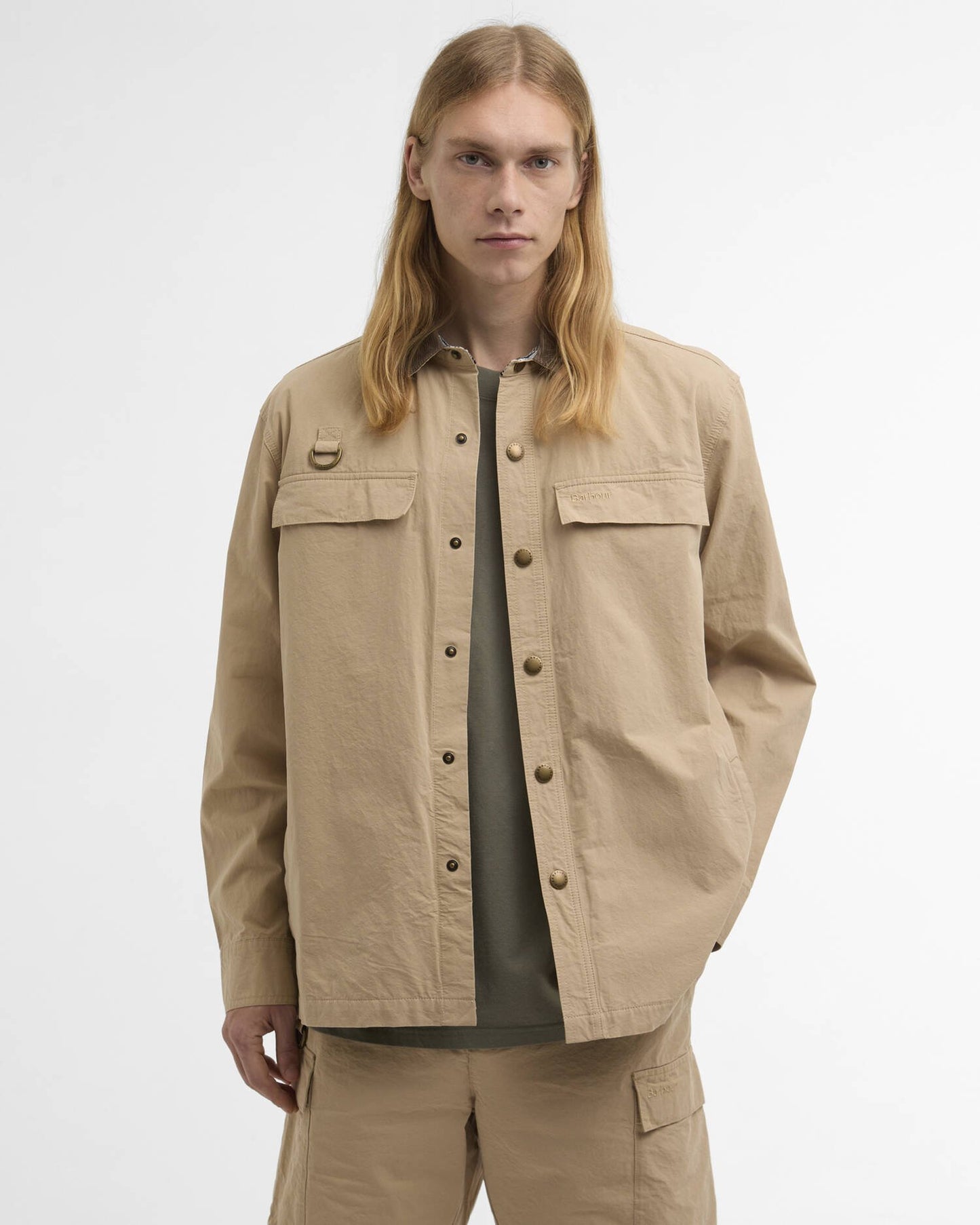 Spey Poplin Overshirt - Tan