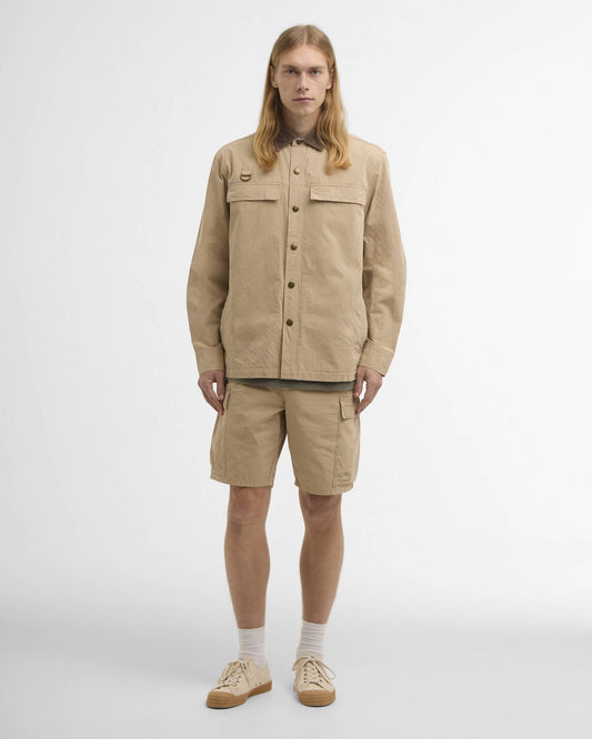 Spey Poplin Overshirt - Tan
