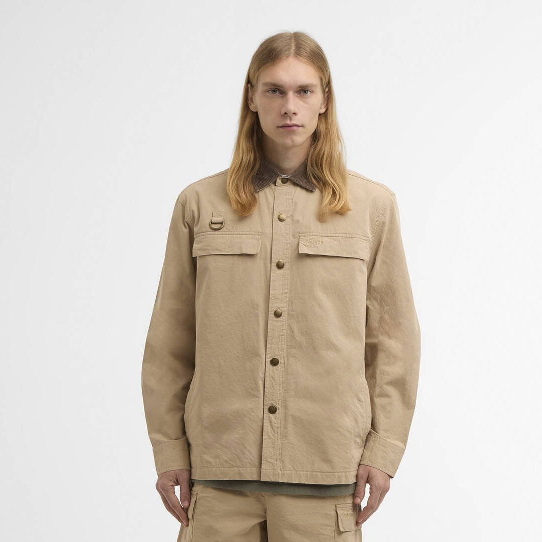 Spey Poplin Overshirt - Tan