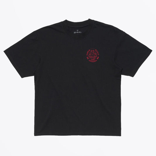 Edwin Music Channel T-Shirt - Black/Red