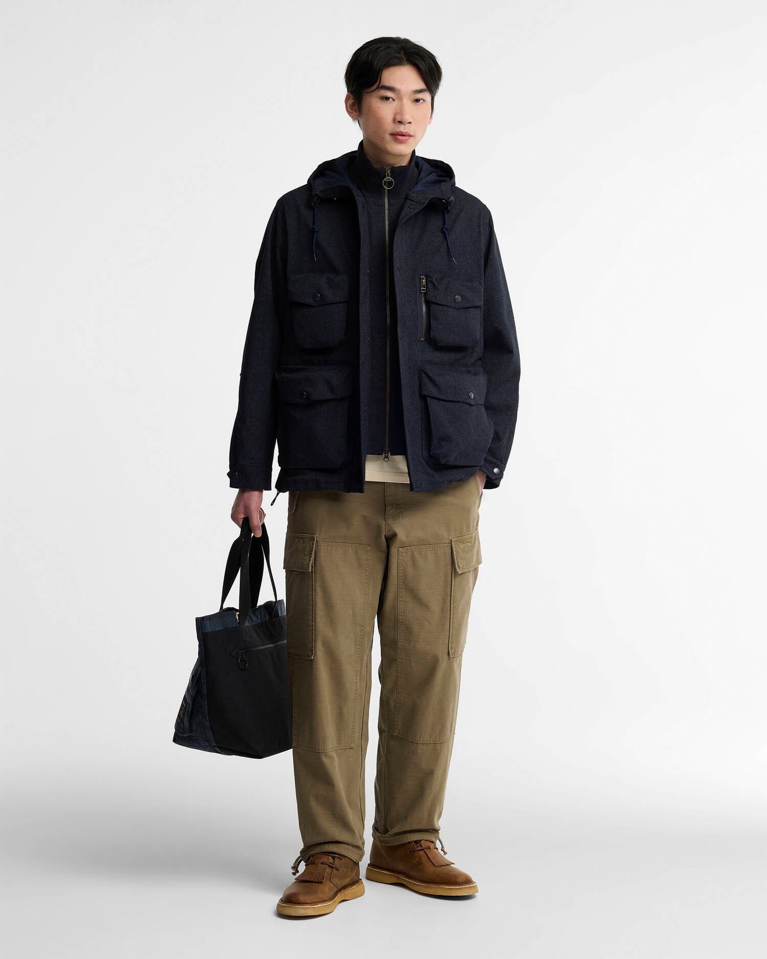 Barbour West Endurance Waterproof Jacket - Navy