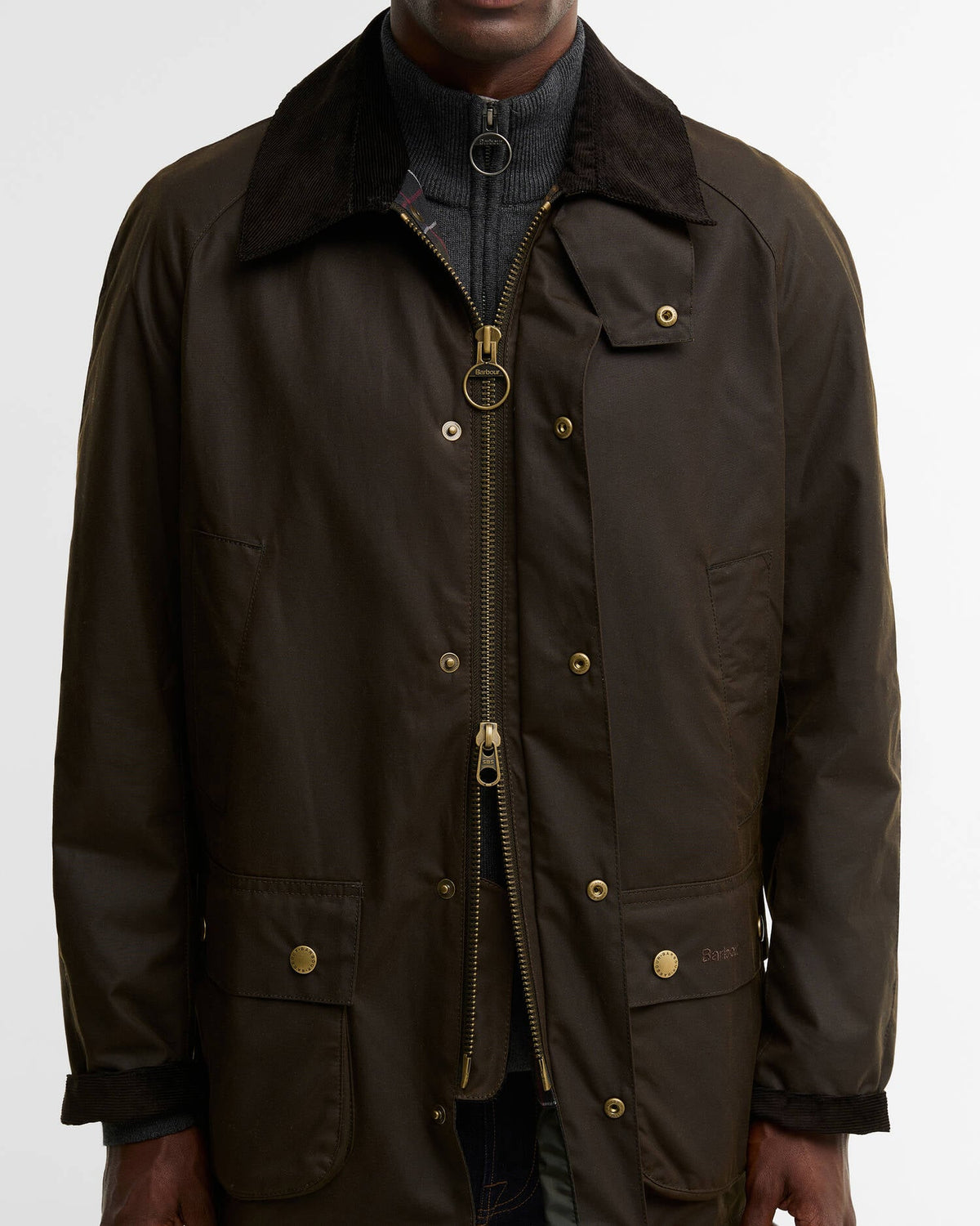 Ashby Wax Jacket - Olive