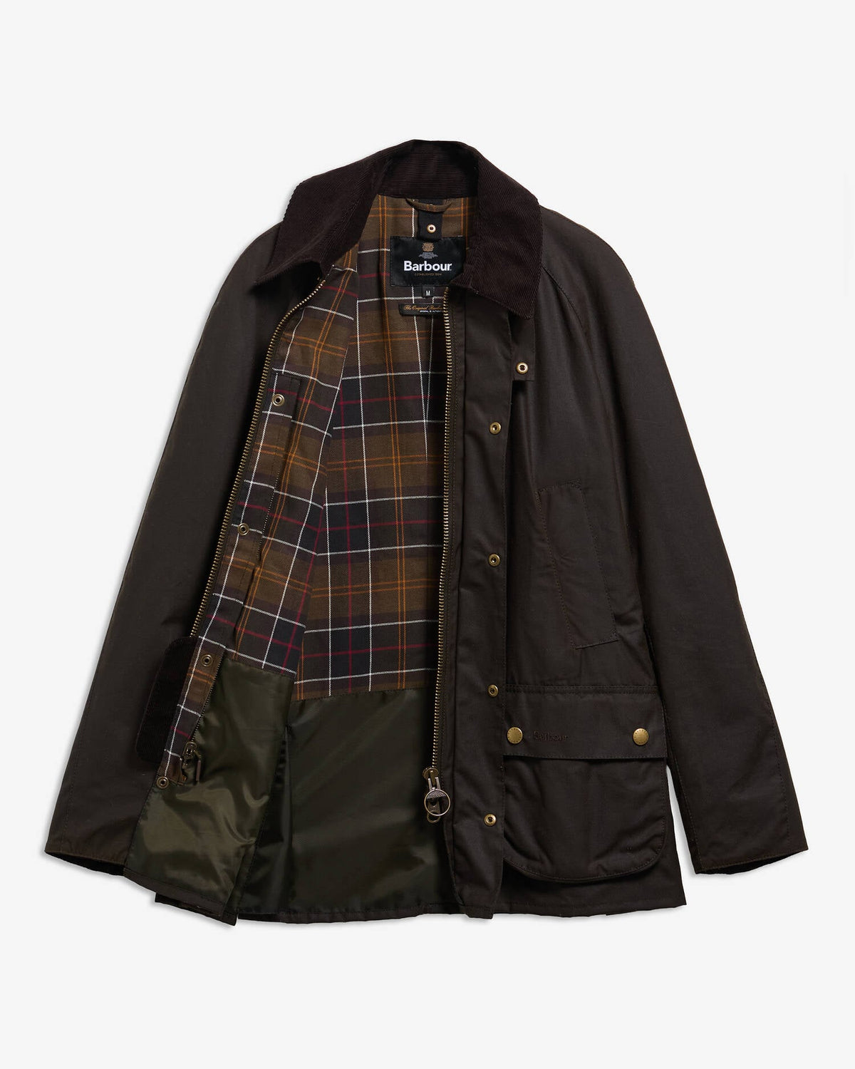 Ashby Wax Jacket - Olive