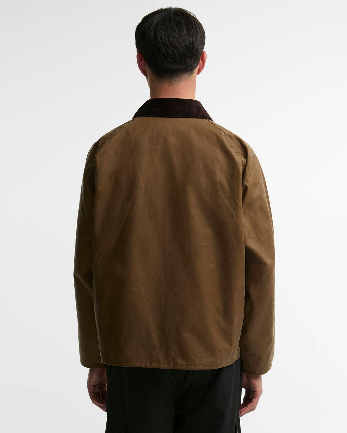 Barbour OS Transport Wax Jacket - Sand
