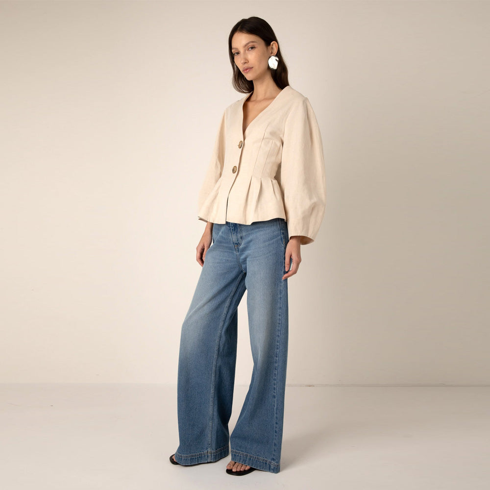 Hazel Jacket - Biscuit