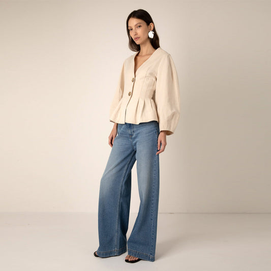 Hazel Jacket - Biscuit