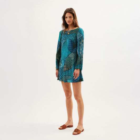 Ilse Dress - Ibiza Night Teal