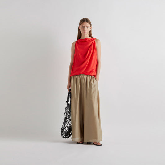 Palazzo Pants - Beige