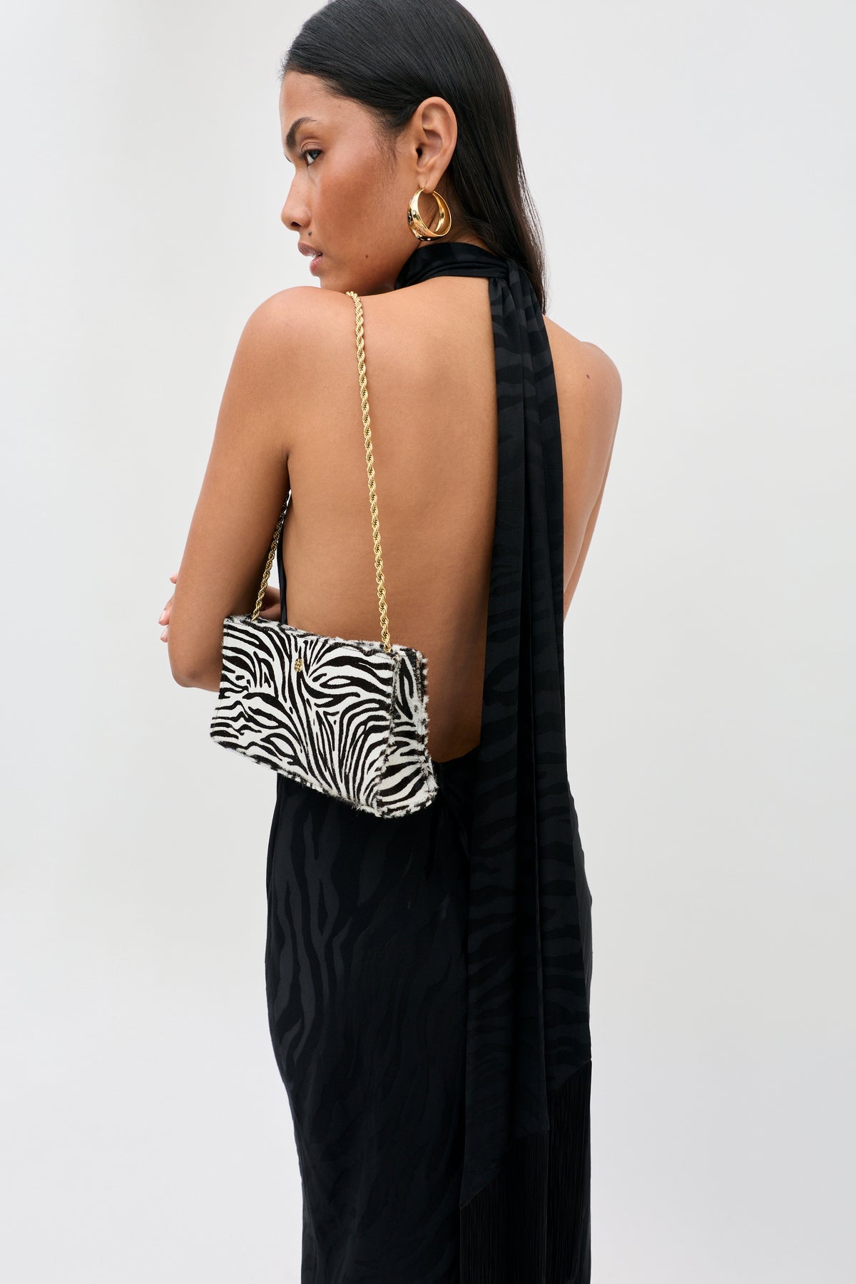 Rixo Maura Dress - Cooper Jacquard Black