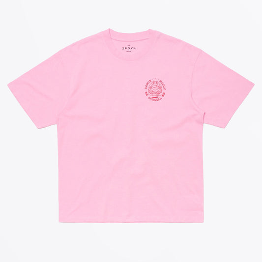 Edwin Music Channel T-Shirt - Begonia Pink