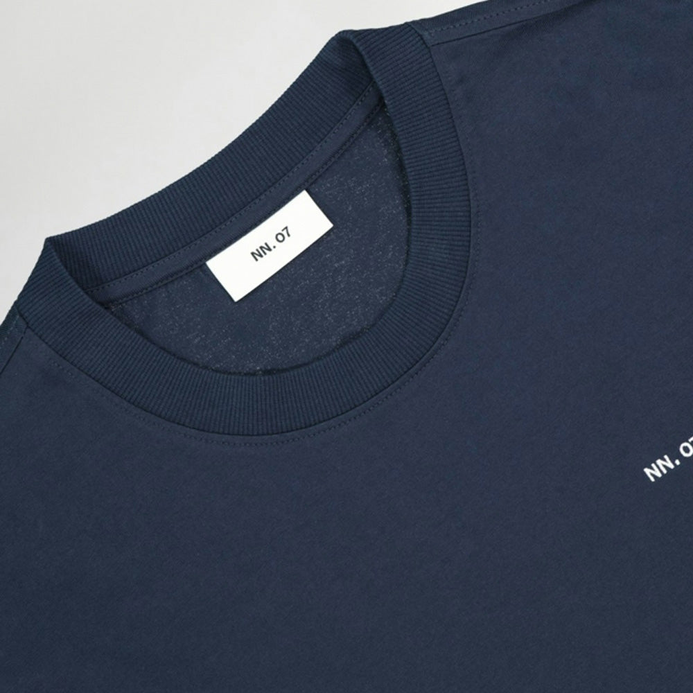 - Adam Casual Pima Tee - Navy Blue
