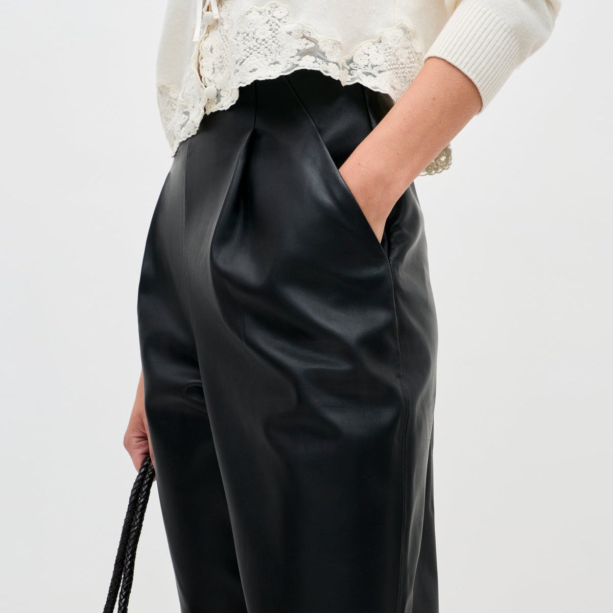 Rixo Nori Trouser - Charcoal