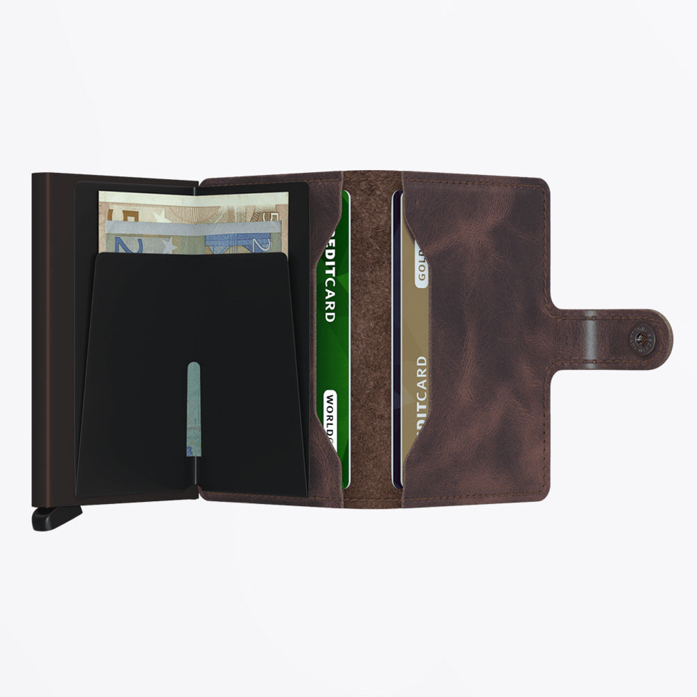 Miniwallet Vintage - Chocolate