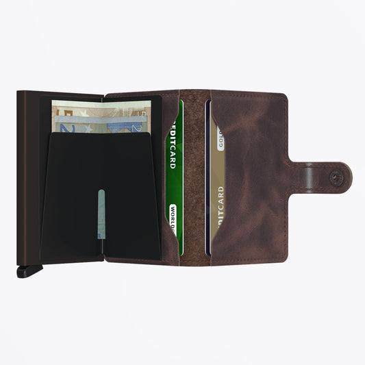 Miniwallet Vintage - Chocolate