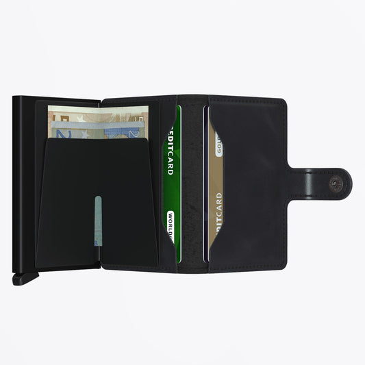 Miniwallet Vintage - Black
