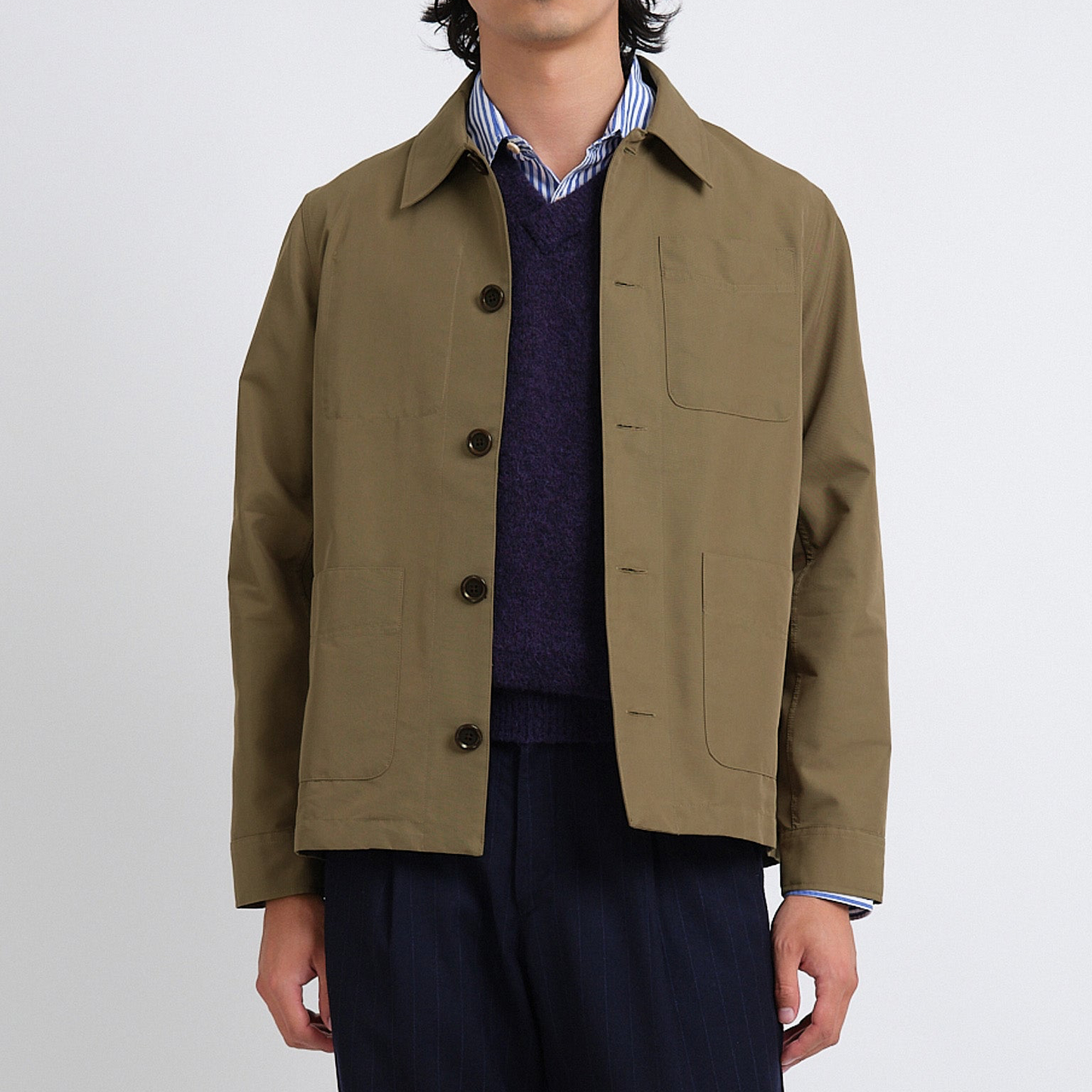 Kennard Water Repellant Jacket Marling - Khaki