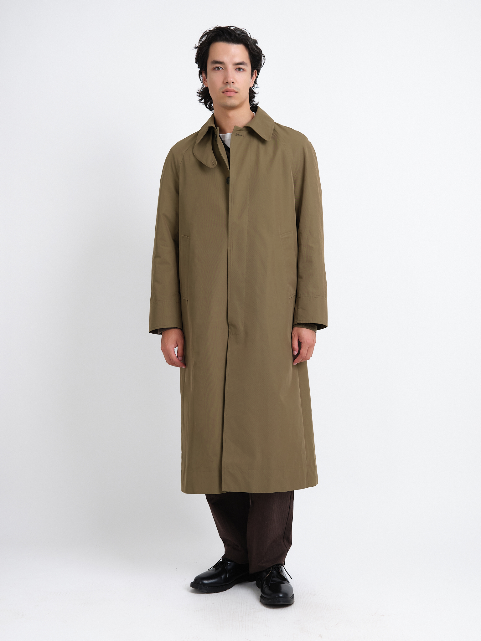 Oliver Lothian Water Repellant Coat Marling - Khaki